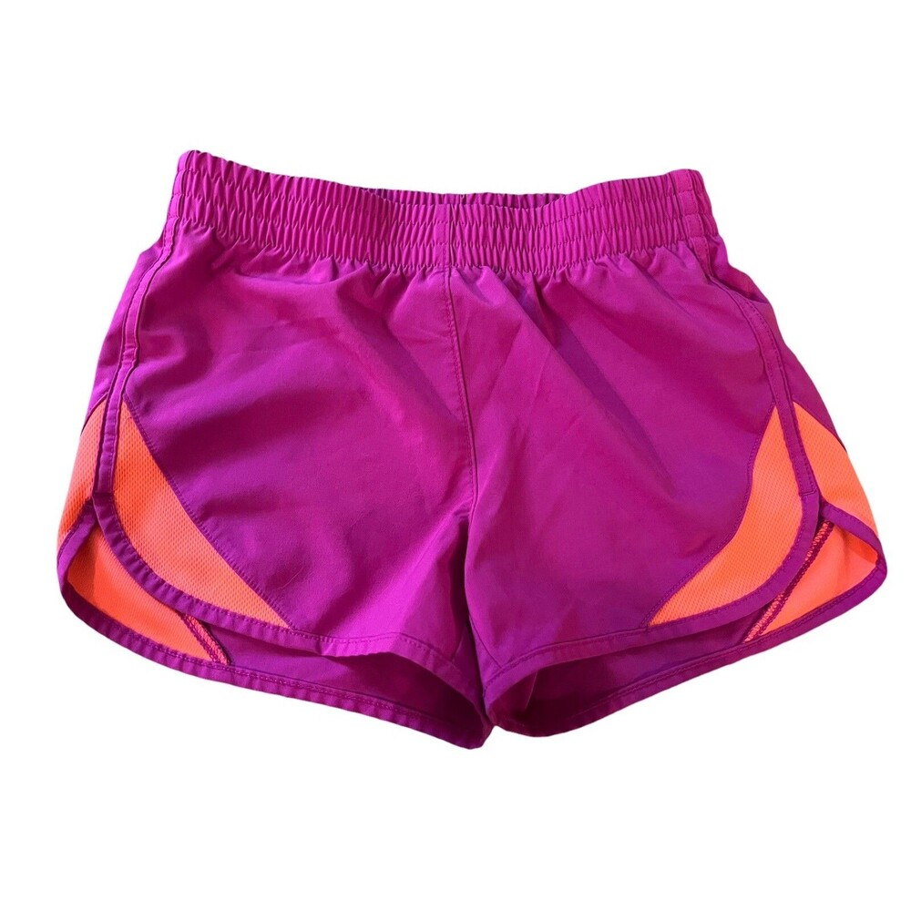 Mambo Australia Girls Size 7/8 Athletic Shorts Magenta Peach EUC Surf Brand